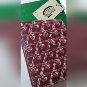Burgundy Goyard Victoire Bifold Wallet